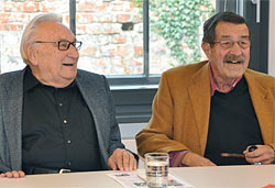 Egon Bahr und Günter Grass im Gespräch Egon Bahr und Günter Grass im Gespräch