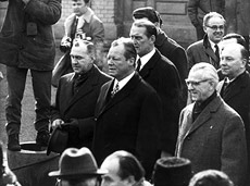 Willy Brandt und Willi Stoph